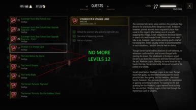 Increased Suggested Levels for Quests - Next Gen at The Witcher 3 Nexus - Mods and community