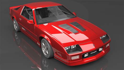 1990 Chevrolet Camaro IROC-Z 3D Model by msasdt