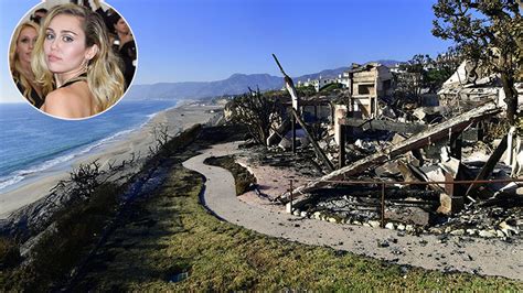 Miley Cyrus, Gerard Butler and more stars lose homes to devastating Malibu wildfires: see photos ...