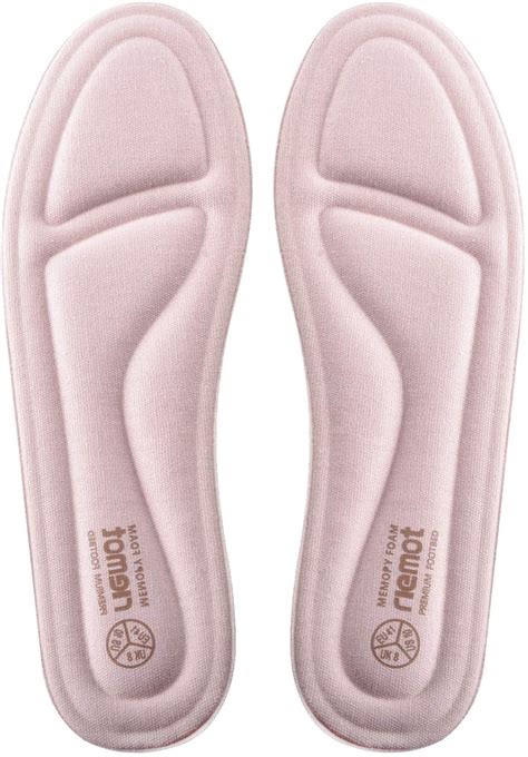 riemot Womens Memory Foam Insoles Super Soft Replacement Innersoles for Running Shoes Work Boots ...