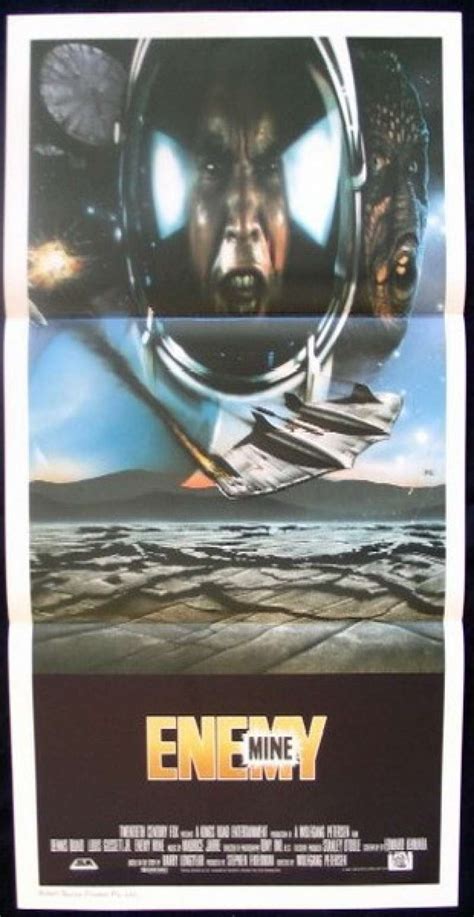 All About Movies - Enemy Mine Poster Original Daybill 1985 Dennis Quaid Wolfgang Petersen