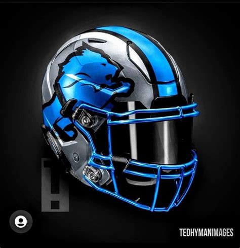 Detroit Lions Football Helmet