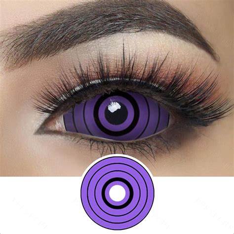 17MM Sharingan Rinnegan Mini Sclera Lenses Halloween Lentes De Contato ...