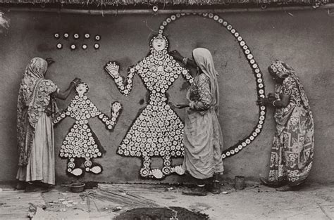 Haryana Women Making “Sanjhi” at Craft Village, New Delhi | RISD Museum