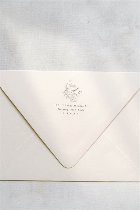 Custom Wedding Envelope Design - Daylight Letters