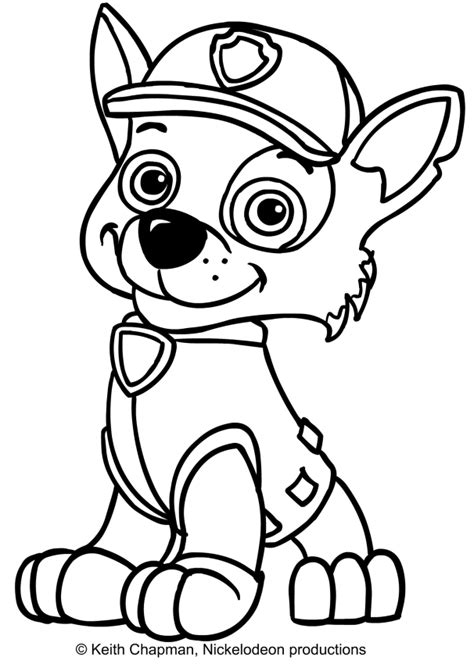 Paw Patrol Coloring Pages For Kids at GetColorings.com | Free printable ...