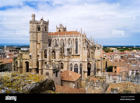 Narbonne Cathedral, France Stock Photo - Alamy