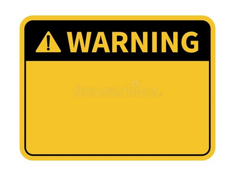 Warning Sign High Speed Saw on White Background Stock Vector - Illustration of equipment ...