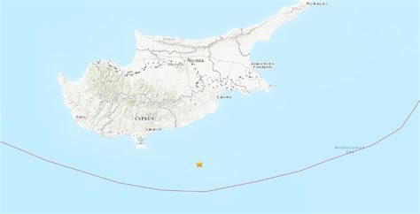 Sciency Thoughts: Magnitude 4.9 Earthquake off the southeast coast of Cyprus.