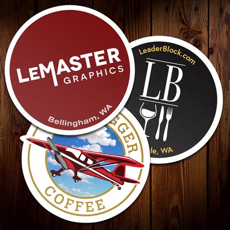 3" Logo Stickers - LeMaster Graphics
