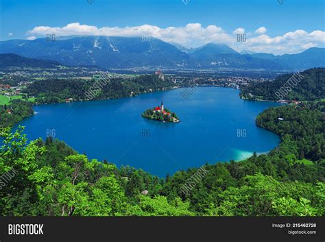 Aerial View Lake Bled Image & Photo (Free Trial) | Bigstock