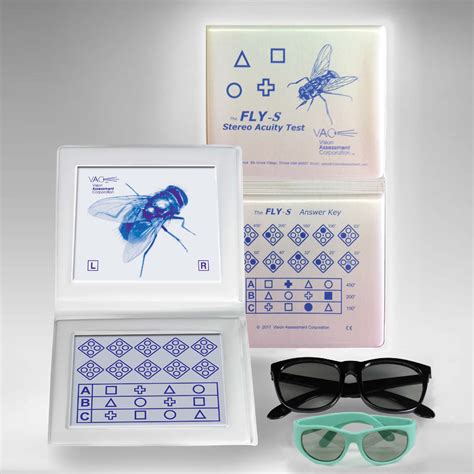 Fly-S Stereopsis Test with Standard Shapes, Depth Perception Tests ...