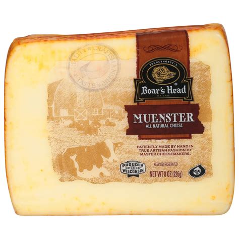 Boar's Head All Natural Muenster Cheese - Shop Cheese at H-E-B