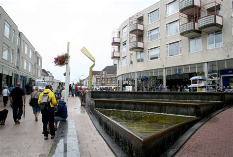 Shopping Street of Vlissingen Editorial Stock Image - Image of dutch ...