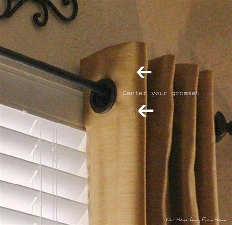 Our Home Away From Home: INSTALLING GROMMETS ON YOUR DRAPES | Home, Drapes, Hanging curtains