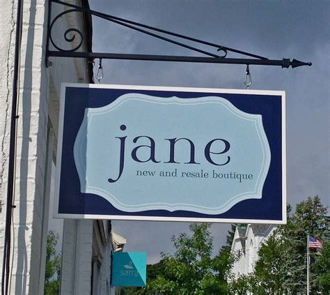 Outdoor sign for Jane's boutique | Retail Display Ideas | Pinterest ...