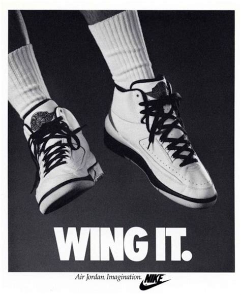 1987 Nike Air Jordan Parachute Not Included Ad Poster Row One Brand ...