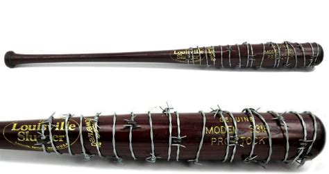 The Walking Dead "Lucille" Barbed Wire Louisville Slugger Baseball Bat | Pristine Auction