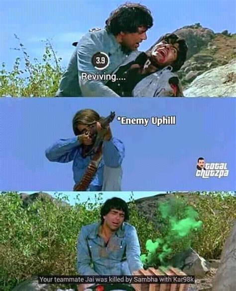 Sholay Meets PUBG! #pubgfunny #pubgmemes #pubghindi #pubgindia # ...