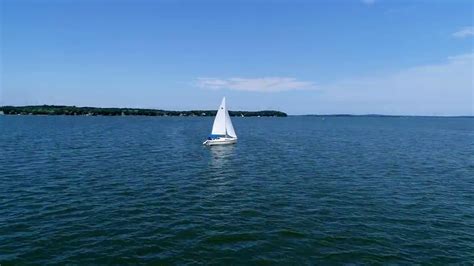 Sailing on Lake Mendota - YouTube