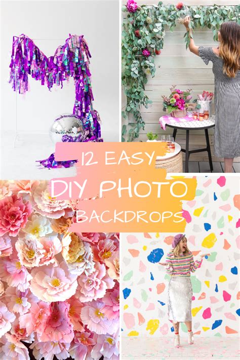 Easy Diy Photo Backdrop Diy Photo Backdrop Party Backdrop Diy Diy - Riset