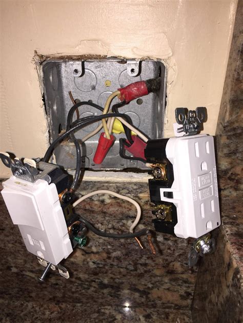 wiring - How to wire a GFCI duplex outlet with a garbage disposal switch & combo outlet on load ...