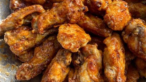 Air fried mango habanero wings - YouTube