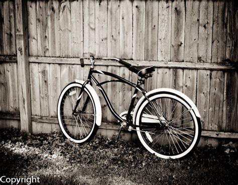 Items similar to Photo Classic Ride Vintage Bicycle Photography Black and White Bike 8 X 10 on Etsy