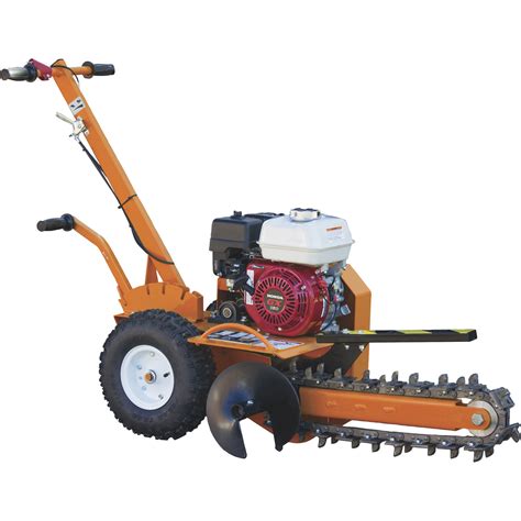 BravePro Compact Chain-Type Trencher — 18in. Depth, 163cc GX160 Honda Engine, Model# BRPT ...