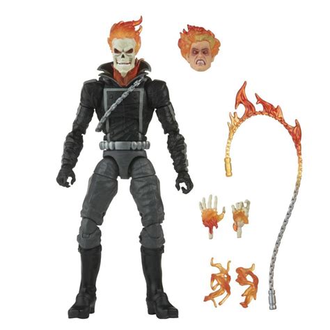 Marvel Legends Series Marvel Comics Ghost Rider 6-inch Action Figure Toy, 6 Accessories - Marvel