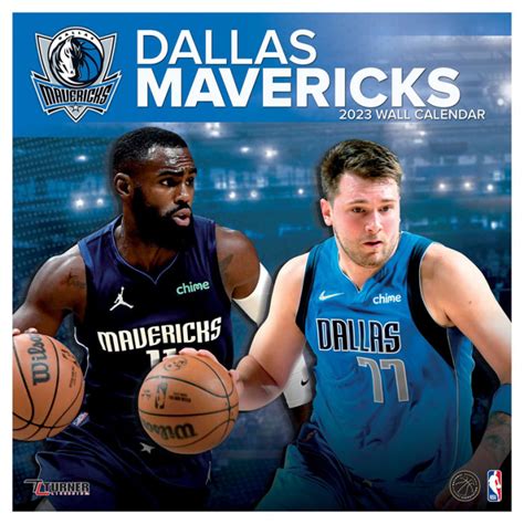 Dallas Mavericks Calendar 2023