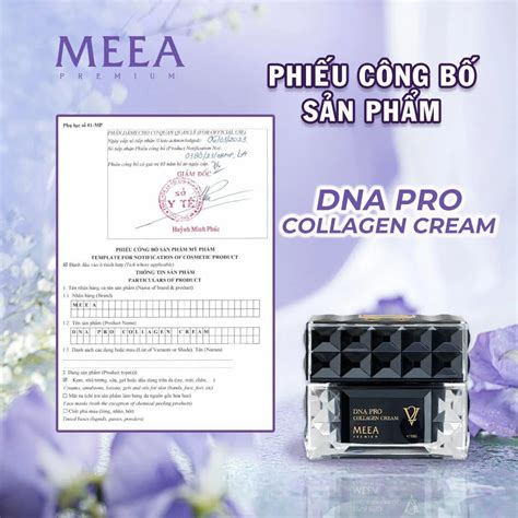 Kem Face Collagen Cá Hồi MEEA DNA Pro V2