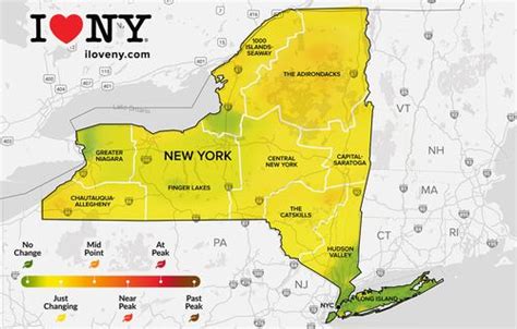 Upstate NY fall foliage map: Adirondacks, Catskills are beginning to ...