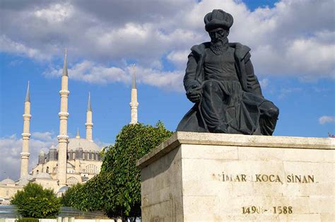 Statue of Mimar Sinan | Edirne | Turkey | OzOutback