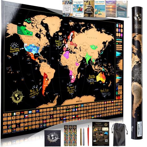 Scratch Off World Map Poster Ultimate Pack – HomeProductTesting.org