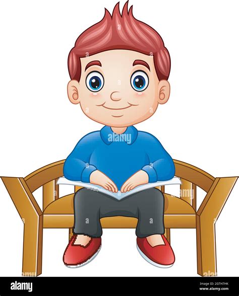 School children sitting on bench Stock Vector Images - Alamy