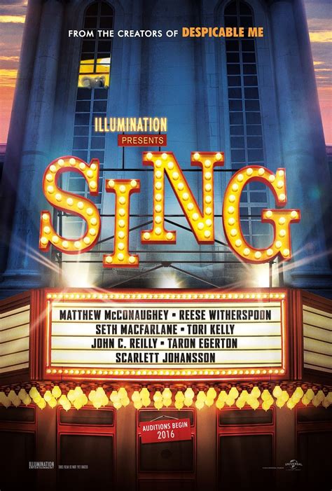 Illumination’s ‘Sing’ Set to Soar on Dec. 21, 2016 | Animation World Network