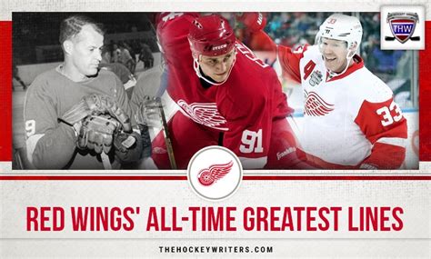 Detroit Red Wings' All-Time Greatest Lines