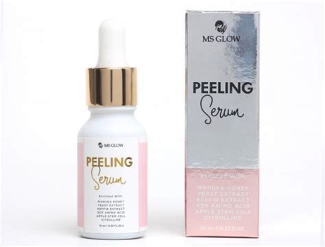 MS GLOW Peeling Serum ingredients (Explained)