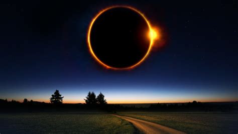 Fantasy solar eclipse | HD, wallpaper, desktop, 4K, photography