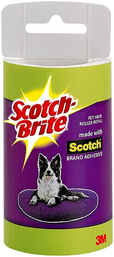 Scotch-Brite Pet Hair Roller Refill 1 ea (Pack of 4) : Amazon.co.uk: Pet Supplies