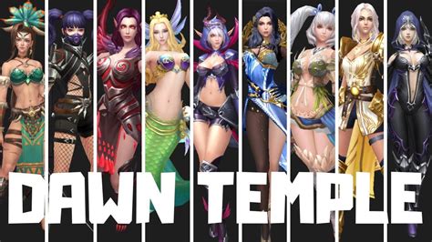 League of Angels III All Dawn Temple Characters - YouTube