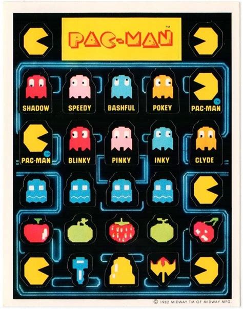 Wall Décor Wall Hangings Home Décor Retro gamer art Pac man ghost Mens ...