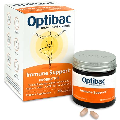 Optibac Probiotics | Immune Support Supplement | 30 Capsules