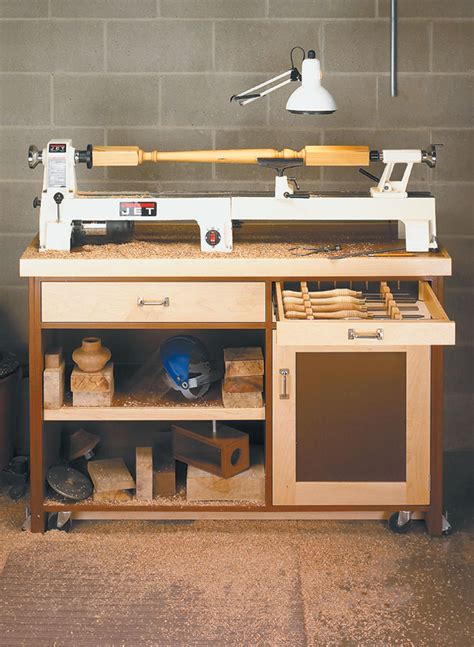 Mini-Lathe Stand | Woodworking Project | Woodsmith Plans