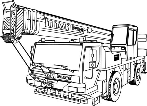 Man Titan Levage Ltm 1160 Pull Truck Coloring Page | Truck coloring pages, Lego coloring pages ...