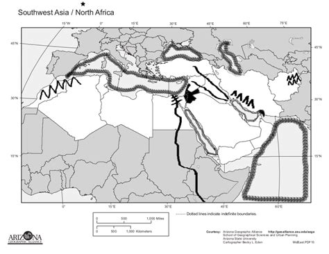 Middle East Physical Features #2 Diagram | Quizlet