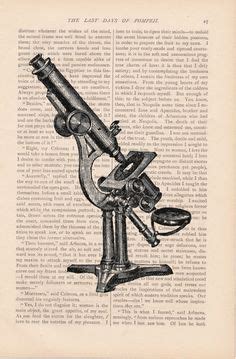 antique microscope