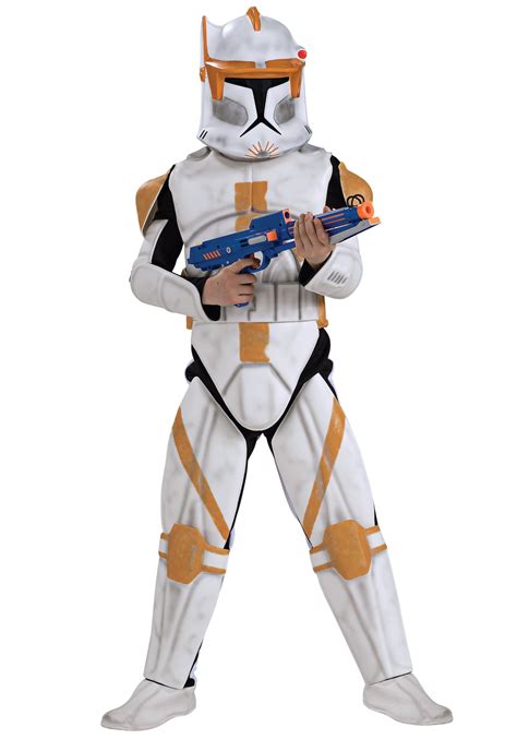 Boys Deluxe Clone Trooper Commander Cody Costume