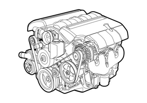 Engine Outline Images ~ Generator Clipart Automobile Car Electric Drawing Engine Motor Clip ...